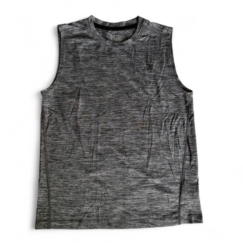 Old Navy Active Boys Go-Dry Muscle Tee Grey Size M (8)